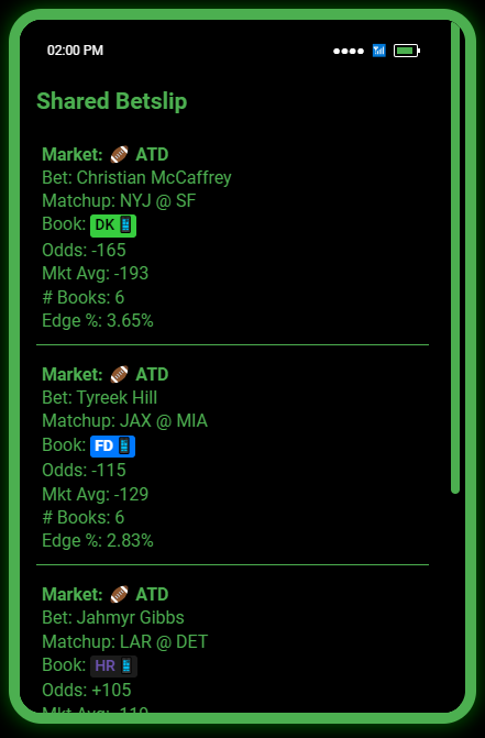 JediBets Betslip